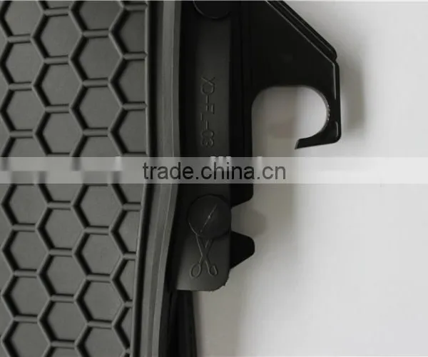 Black 5pc Rubber Floor Mat Car SUV All Season Mats Liner BPA FREE for Ix45 photo-4