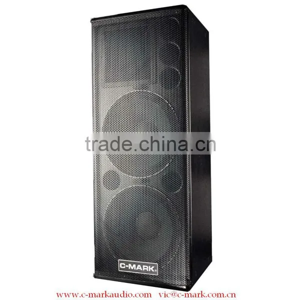 2x15"+Hi75T 950W 4Ohm 106dB Audio Speaker C-MARK FT06