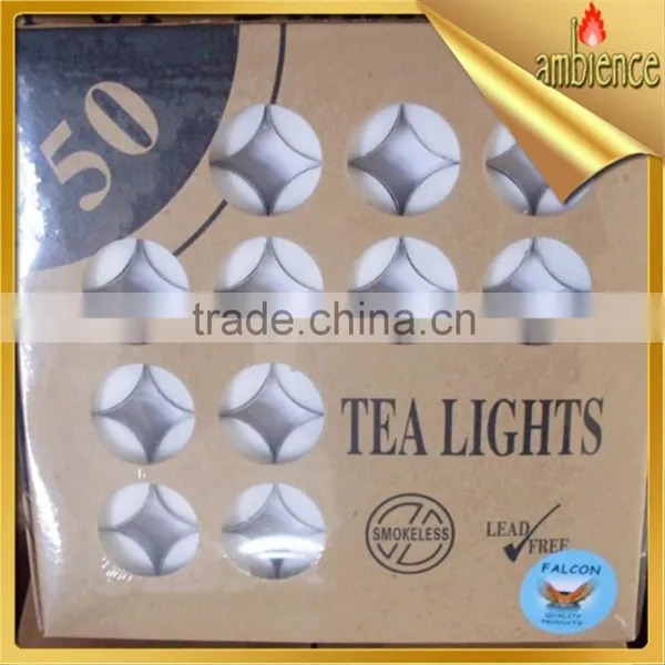White Tea Light Candle & Paraffin Wax Candle photo-3