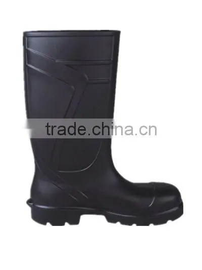 Cold-resistant pu Boots Steel Toe Waterproof pu Bootmen photo-4
