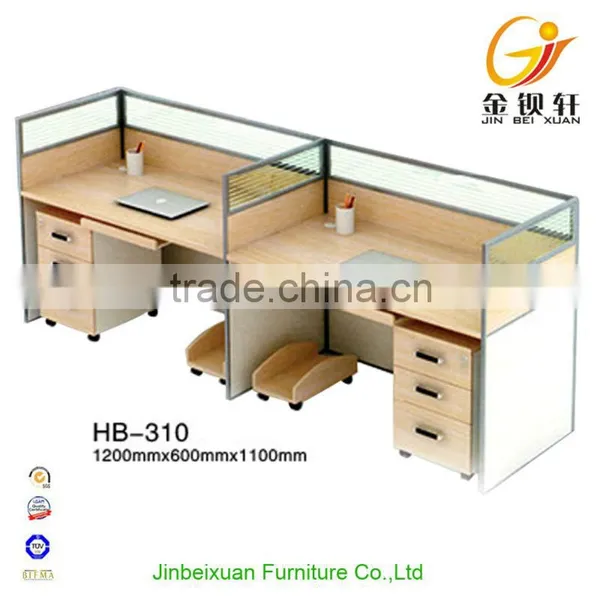 Metal Leg Office Furniture 4-person Computer Workstation photo-2