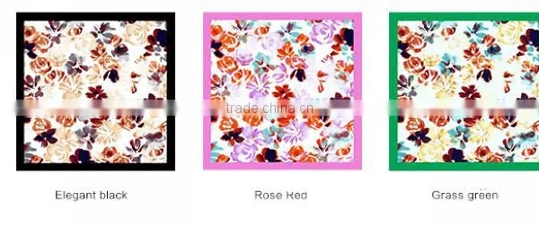 100% Silk Twill Fabric Digital Print Silk Scarf Silk Scarves / Kerchief /headband/hijab photo-6