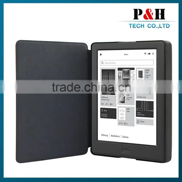 Pu Universal Mobile Phone Case Flip Leather Case For Kobo Aura HD photo-3
