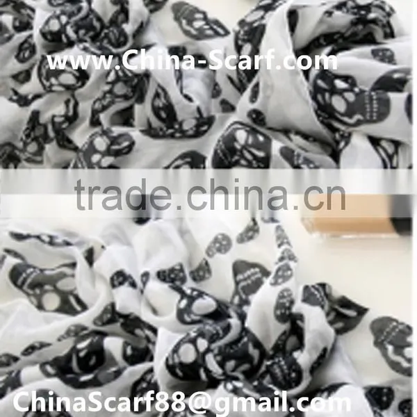 Kito Scarf Skull Shawl Scarf photo-4