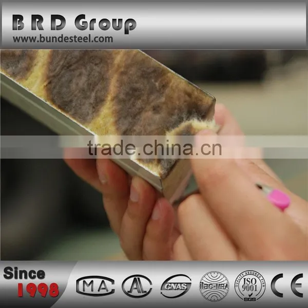 Lightweight Heat Resistant Wall Foam Protection / Rockwool / Roofing Tile Sandwich Panels photo-4