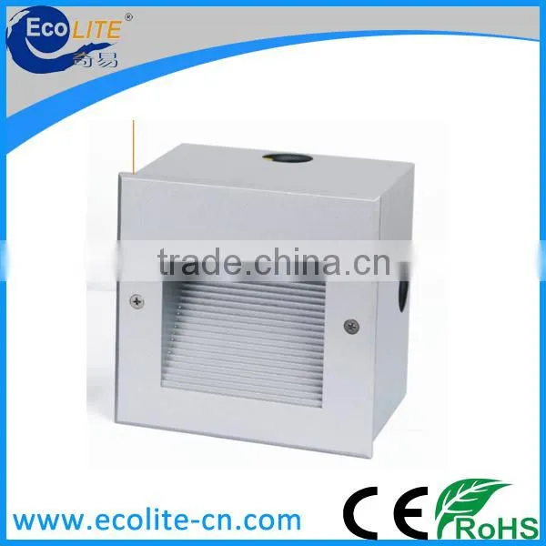 2016 Powder Coated Aluminum Silver Grey Aluminum Outdoor Recessed Led Wall Light photo-3