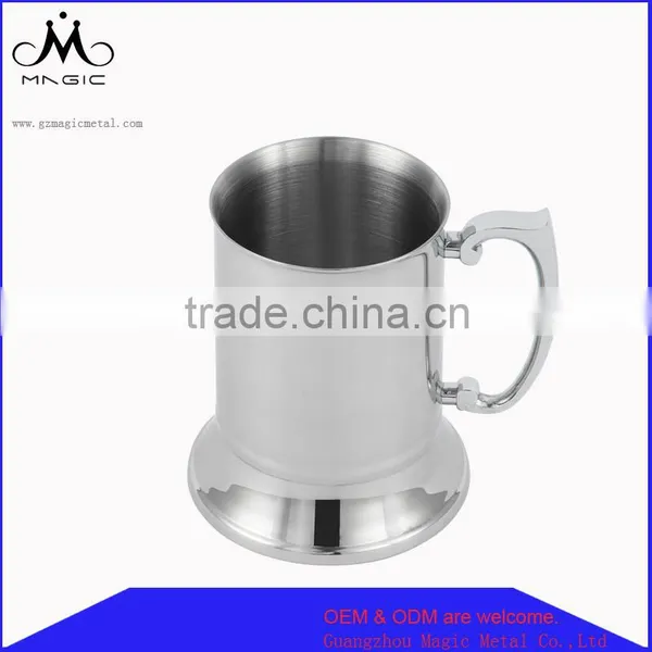 Mirror Finished Stainless Steel Beer Mug