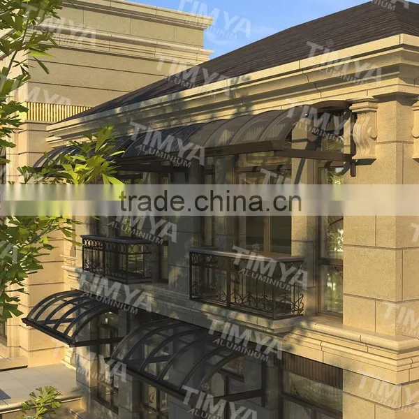 Glamorous Window Glass Awnings