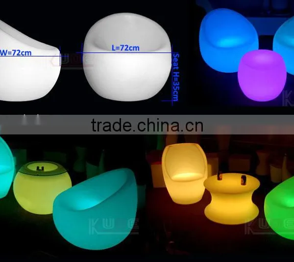 Modern Bar Furniture Party LED Apple Stool/LED Funny Bar Stool for Nightclub photo-3