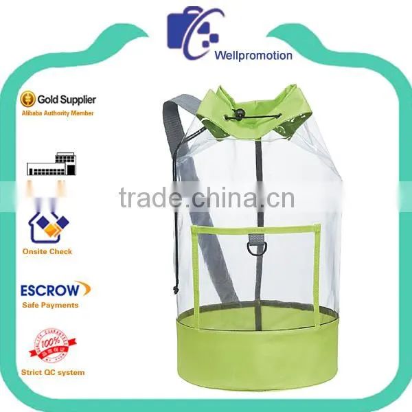 Waterproof Clear Pvc Stadium Barrel Sling Bag Quality Choice photo-3