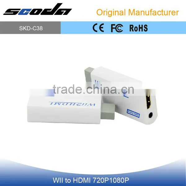 Wii to HDMI+audio Game Converter Game Accessories for Wii