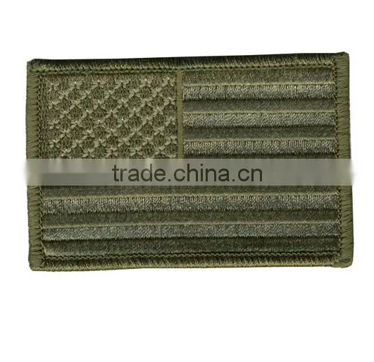 USA Small Flag Patch With Hook and Loop Backing photo-5