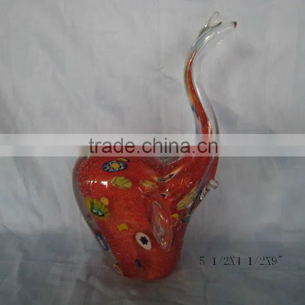 Decorative Glass Elephant