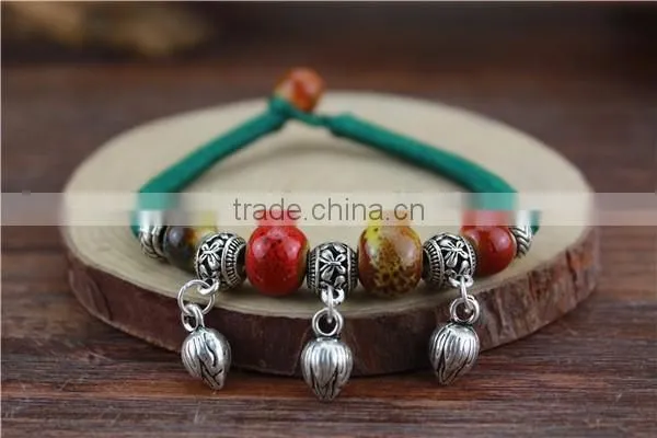 Beautiful Chinese Wholesale Art Work Ceramic Beads Bracelet photo-2