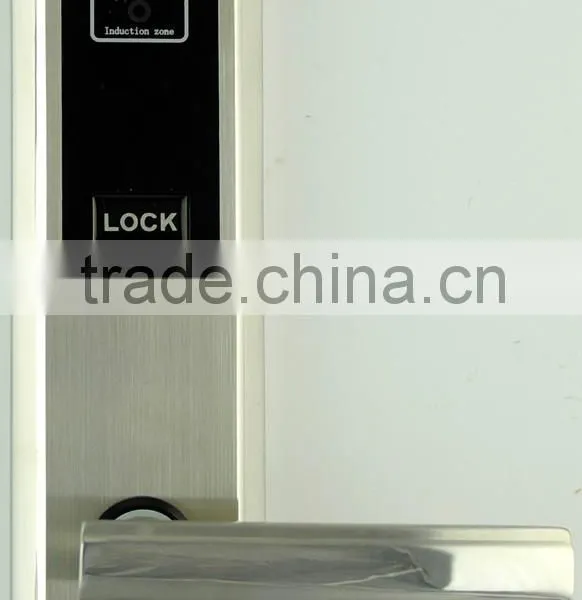 304 Stainless Steel Rfid Card Security Electric Handle Digital Hotel Smart Keyless Safety Lock photo-2