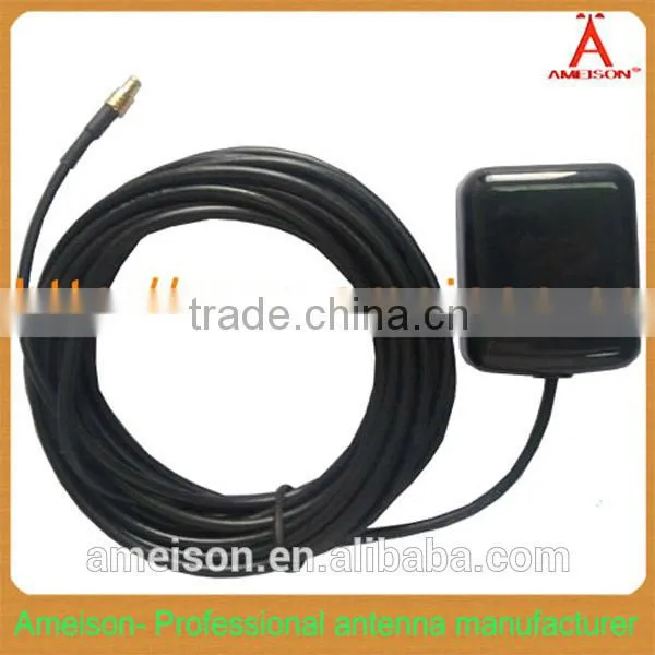 SMA Male Connector Magnetic Mount RG174 3M Cable 5dBi Glonass Gps Antenna With Fakra Connector