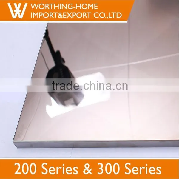 Decorative Mdf No.8 Mirror Stainless Steel Sheet 201 for Wall Panel photo-4