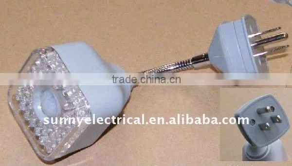 B22 LED infrared Sensor light with plug