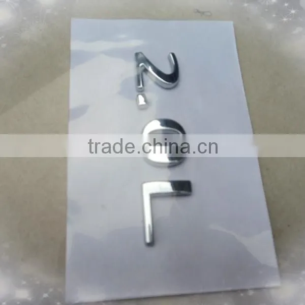 2.0L Truck Plastic Chrome Letters photo-4