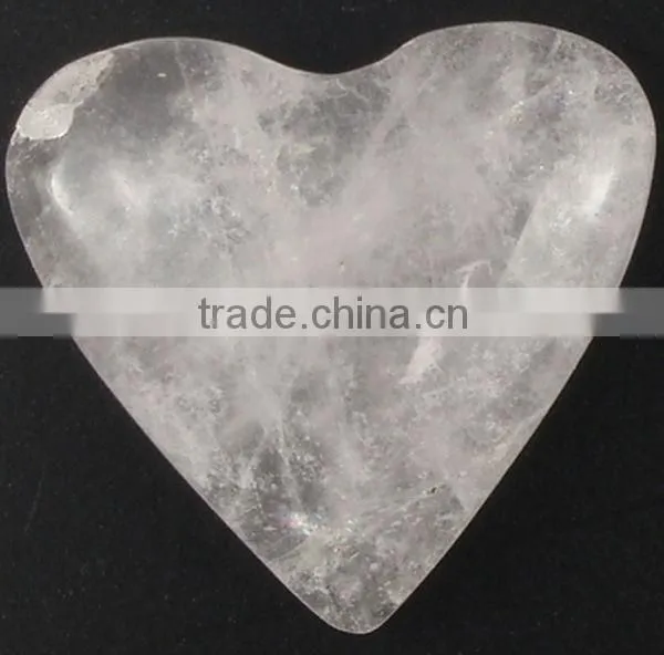 20*30mm Natural Heart Rose Quartz Cabochons for Inlay Settings