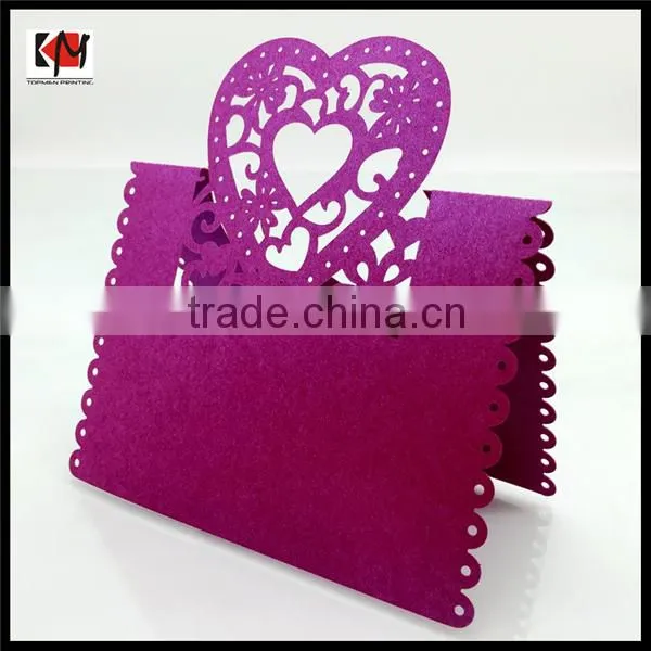Customized Design Laser Cut Paper Place Cards for Wedding Wholesale photo-4