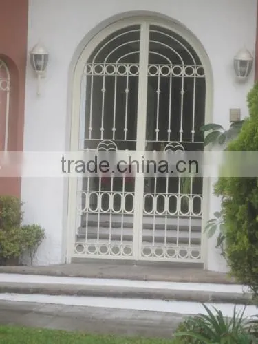 Best Sale Farmhouse 16 Foot Forged Entrance Gate, Arched Entrance Gate, Wrought Iron Garden Gate on Online Shopping photo-3