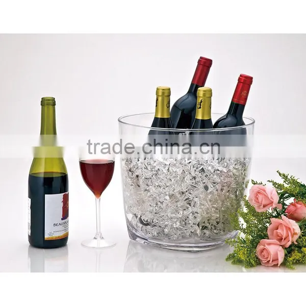 Functional Acrylic Product Clear Wine Barrel Ice Bucket Cooler photo-5