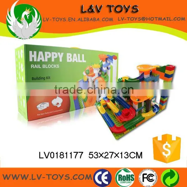 Crazy Ball Runway Set Intelligence Plastic Blocks Toys 125 Pcs photo-2