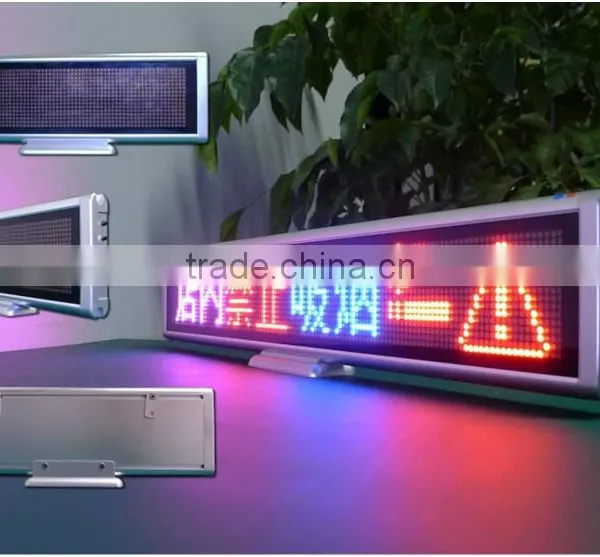 RGB 12V LED Programmable Message Sign Scrolling Wifi Display Board With Business photo-5