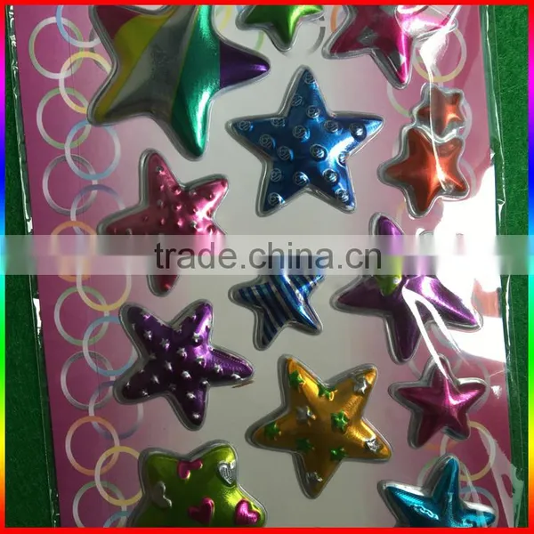 Stars 3D Blister Cartoon Stickers photo-2