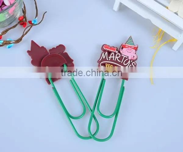 Custom Logo Promotion Plastic Bookmark Clip photo-3