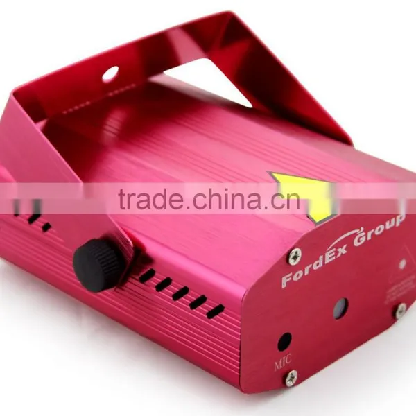 Sidiou Group Mini Red and Green Laser Stage Lighting Moving Party Stage Light Projector Stage Lighting for Club Party (Red) photo-2