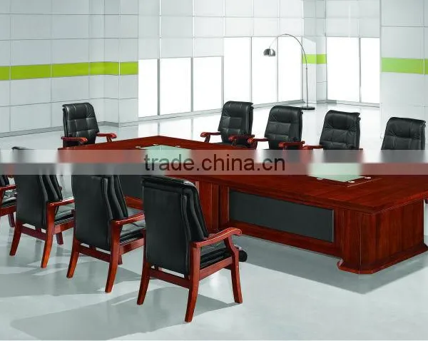 Luxurious wooden meeting table