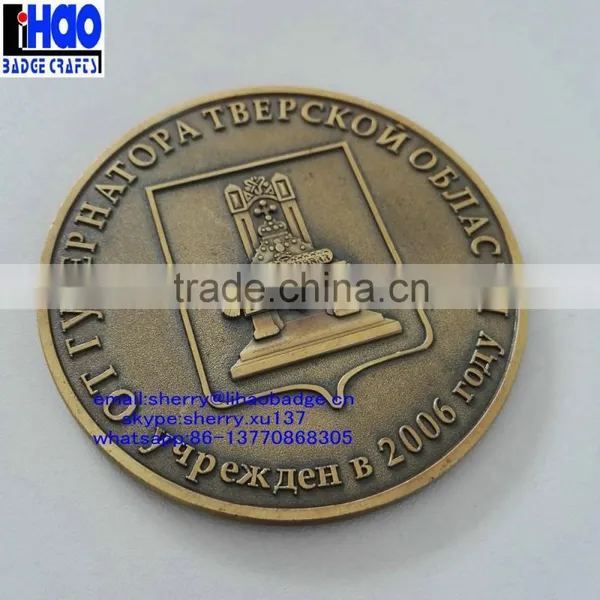 Custom 3D Antique Plating Coin Souvenir Coin,Metal Commemorative Coins,antique Souvenir Coin photo-3