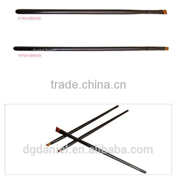 Pro Angle Eyebrow Brush With Synthetic HairMakeup Lip Brush Dongguan Factory photo-4