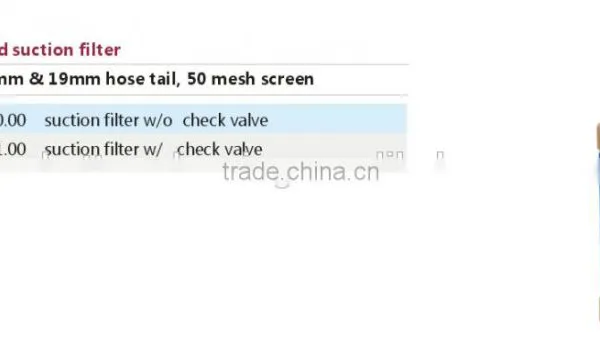 50 Mesh Screen Weighted Suction Filter photo-2