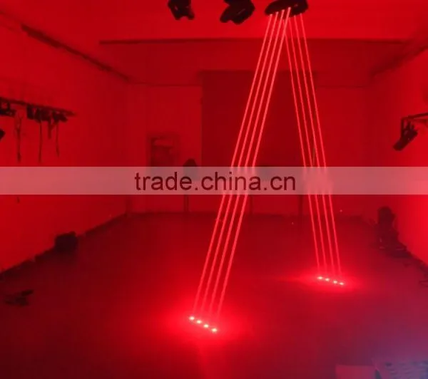 1600mW Red 8lens Fat-beam Moving-Head SpiderLaser Light photo-4