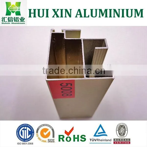 Casement Windows Type Aluminum Extrusion Profiles in Milk Color for Nigeria Market photo-2
