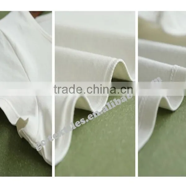Women's Cotton/Spandex O-neck Short Sleeve White Underwear photo-5