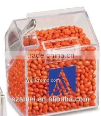 2017 Clear Cylinder Shape Acrylic Candy Display Case Tube photo-3