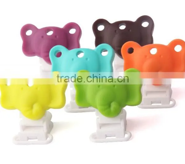 Silicone Elephant Clamp Use in Silicone Teether Bracelet photo-2