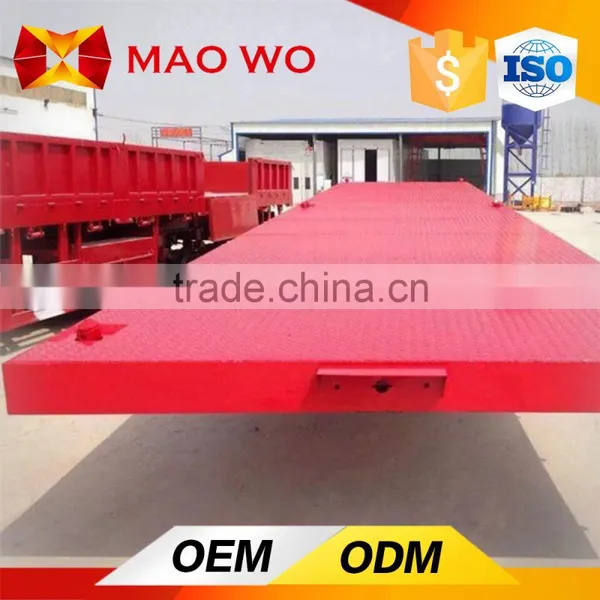Cheap 40ft Flatbed Semi Trailer With Container Lock photo-5