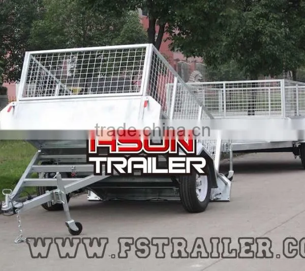 Professional Manufactural Fully Welded Cage Trailer With Ramp (8x5'/ADR/Hot Dip Gal) 2016 photo-3