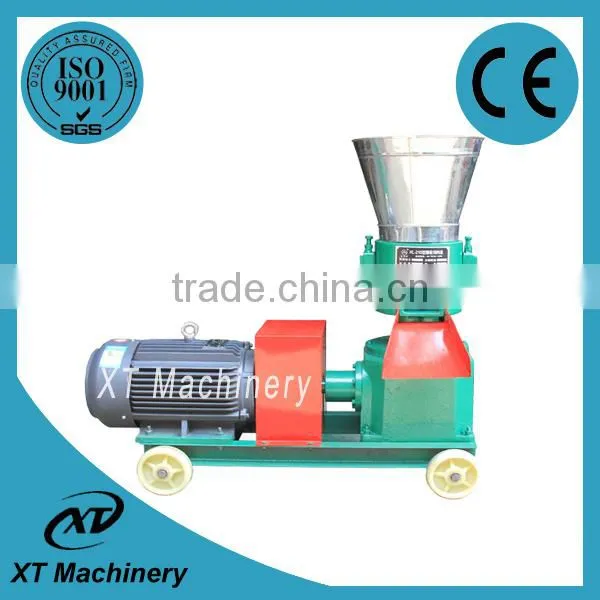 7.5kw 250kg/h Flat Die Type Livestock Feed Munch Pellet Mill photo-2