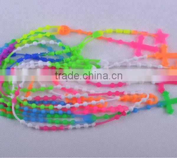 Cross Silicone Necklace
