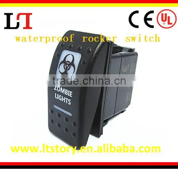 Motorcycle LED Light Waterproof Rocker Switch Printed photo-4