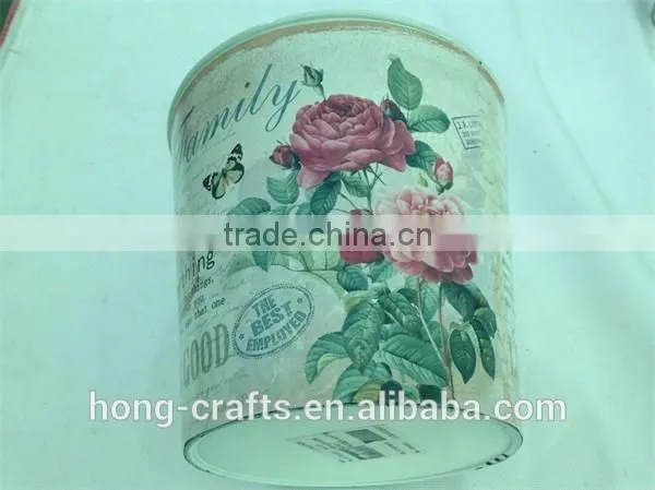 Hot Sale Set/3 Bulk Rose Design Round Plastic PP Flower Pot for Garden photo-2