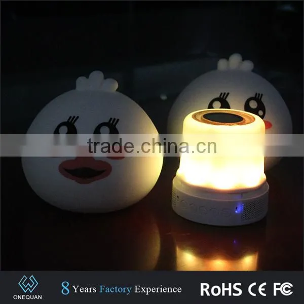 Promotion Mini Animal Duck Shape Bluetooth Speaker With LED Light photo-5