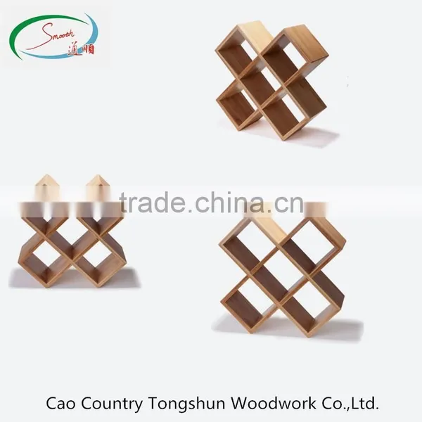 Cellar Use Good Quality Wooden Wine Bottle Holder for Sale photo-6