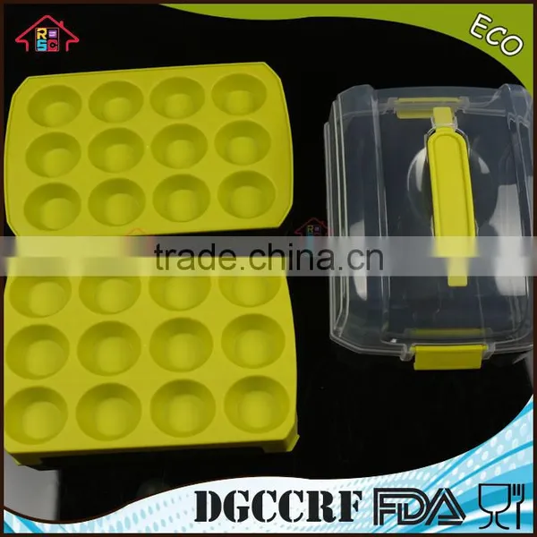 NBRSC 100% Food Grade Cake Keeper Cake Container Plastic Cake Carrier 24 Mini Cupcake Carrier With 2 Tier Carrier photo-2